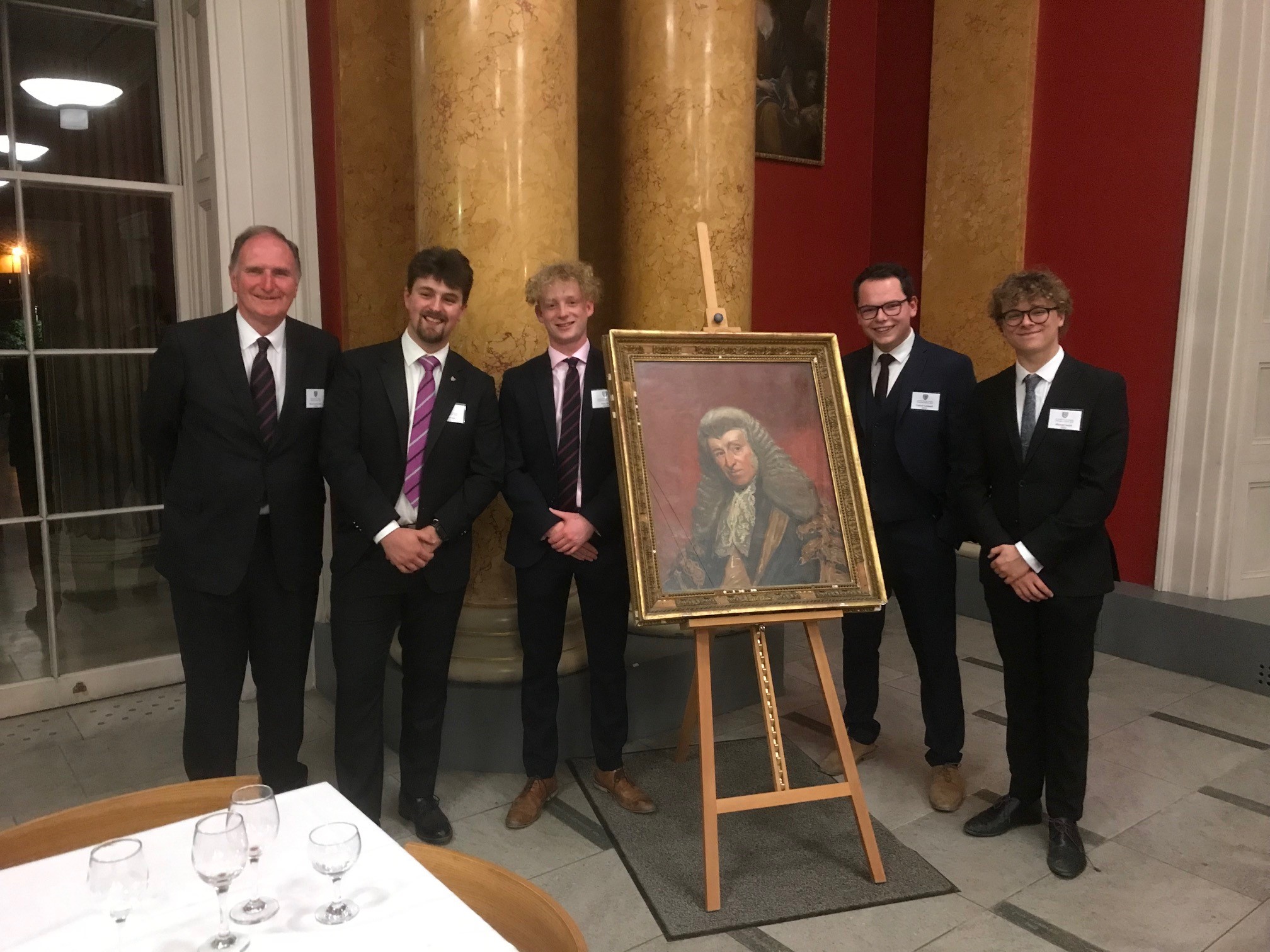 Cranwirth dinner group with portrait, 2022