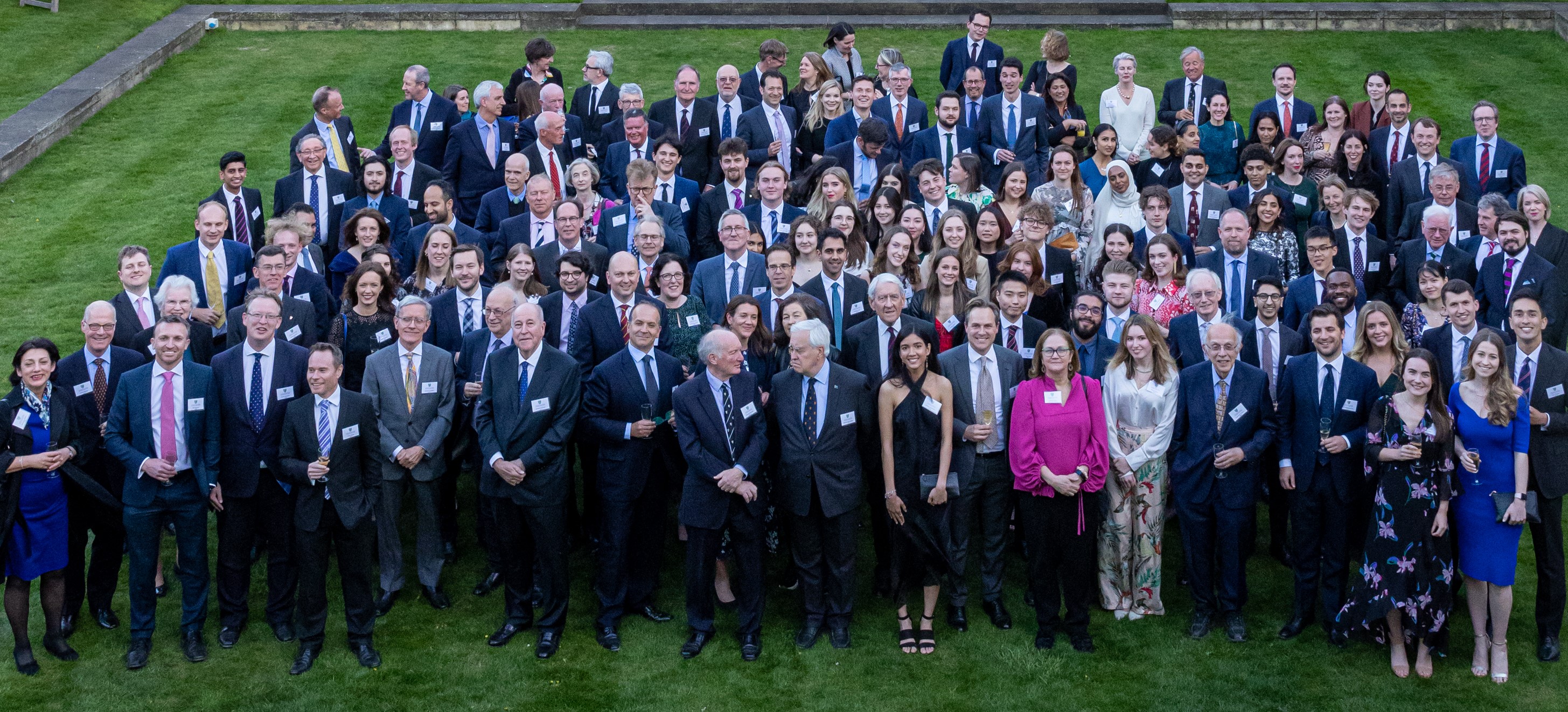 Photograph of centenary dinner group, 2022